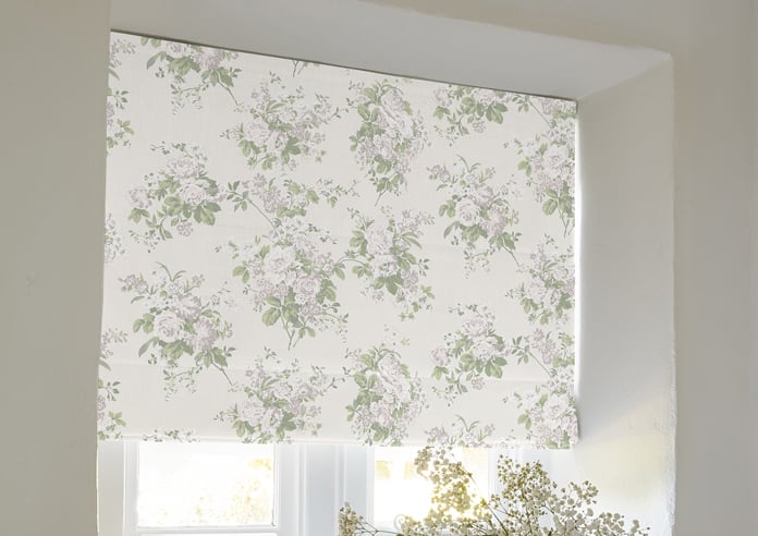 Shabby Chic by Rachel Ashwell Rose Chintz, Natural - Roman Blind - Image 5